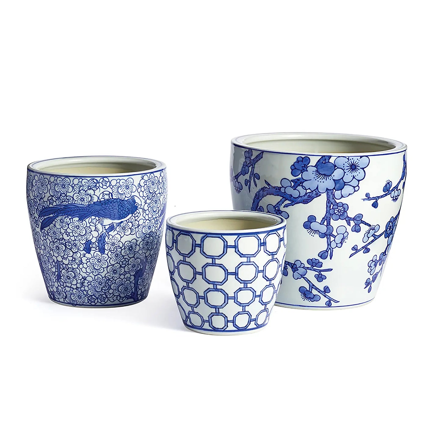 Barclay Butera Dynasty Chinoiserie Flower Pots
