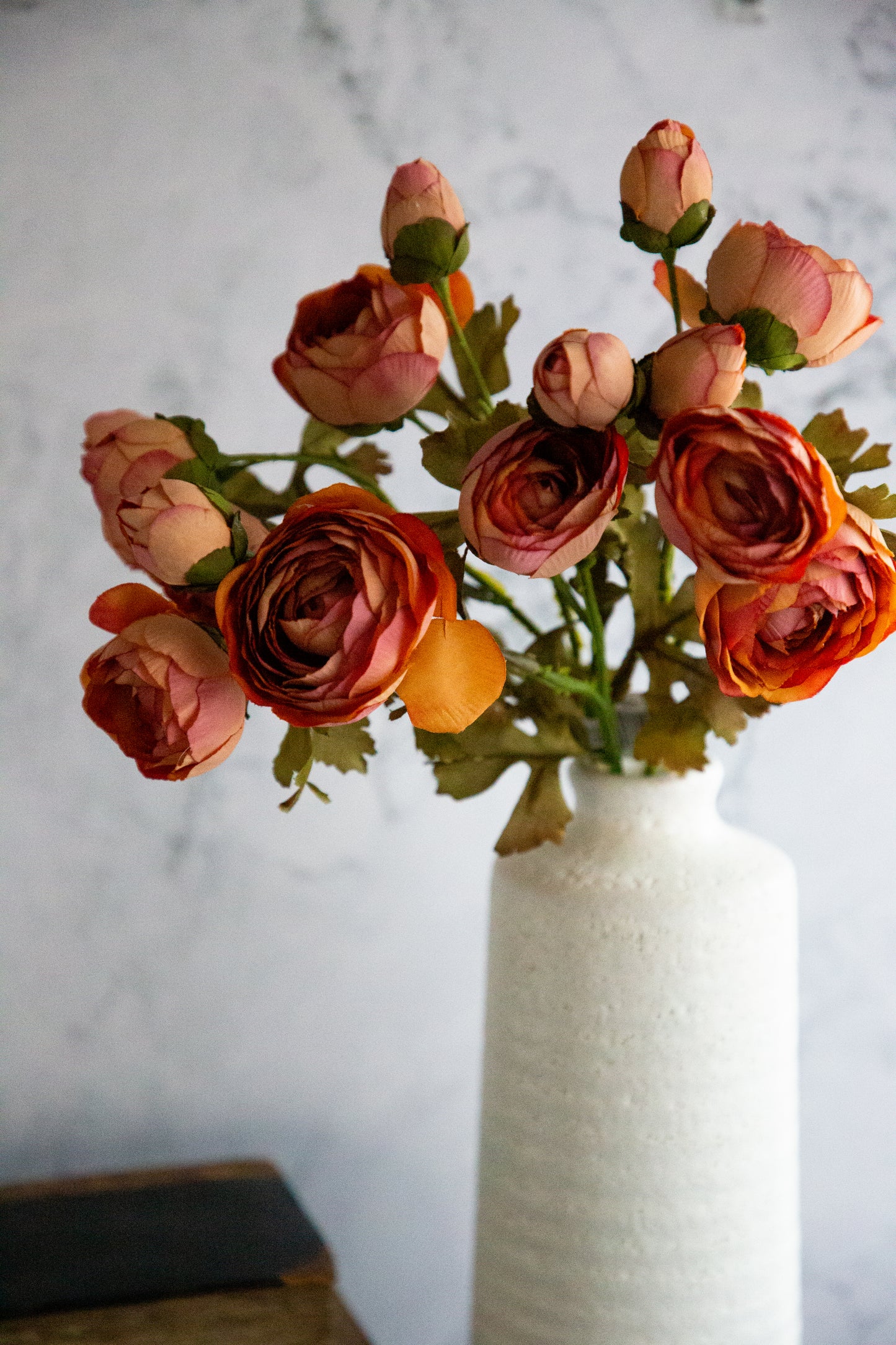 Ranunculus - Orange 17"