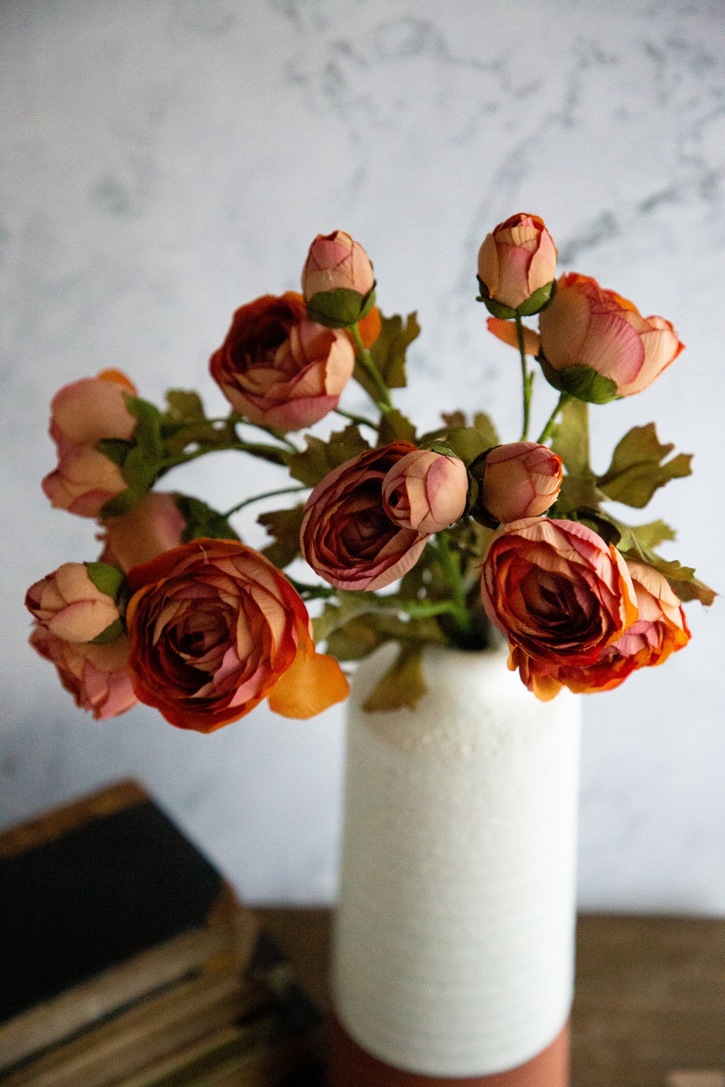 Ranunculus - Orange 17"