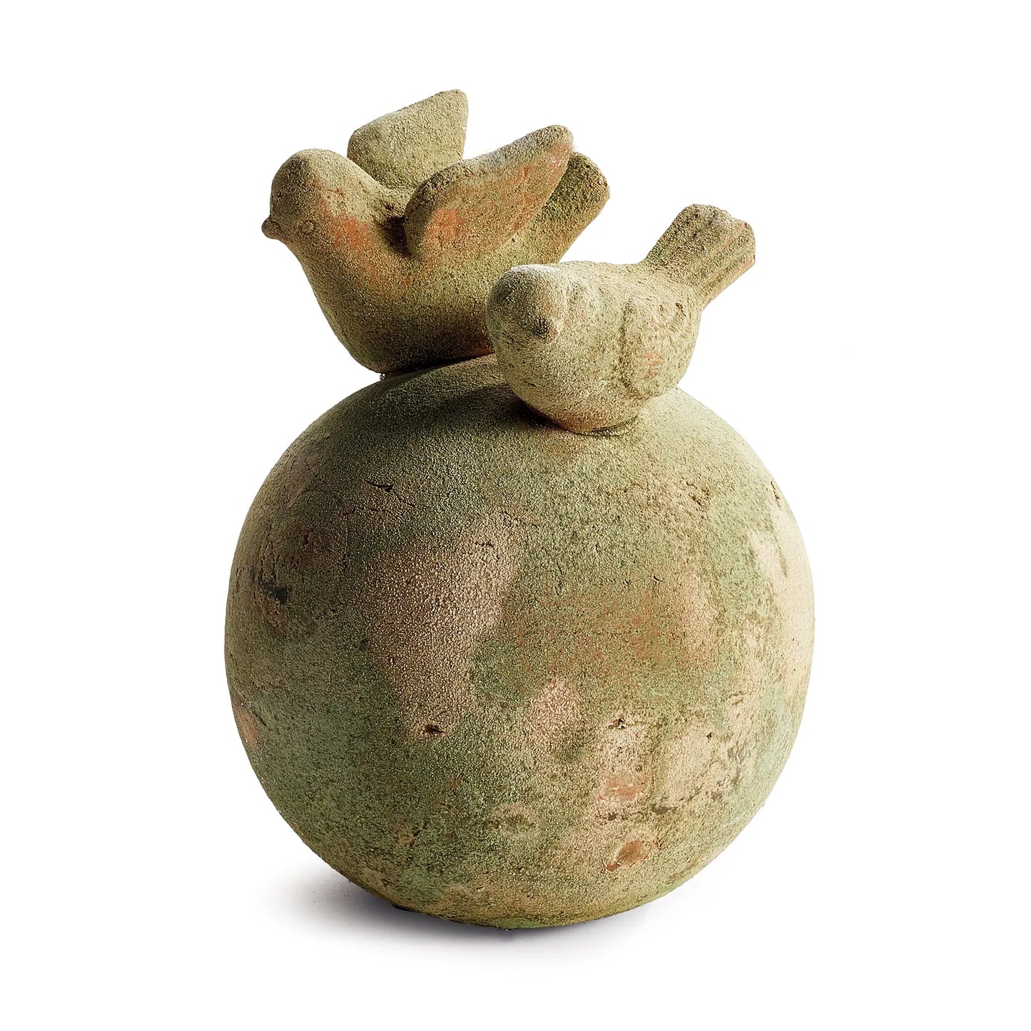 Weathered Garden Birds on a Sphere