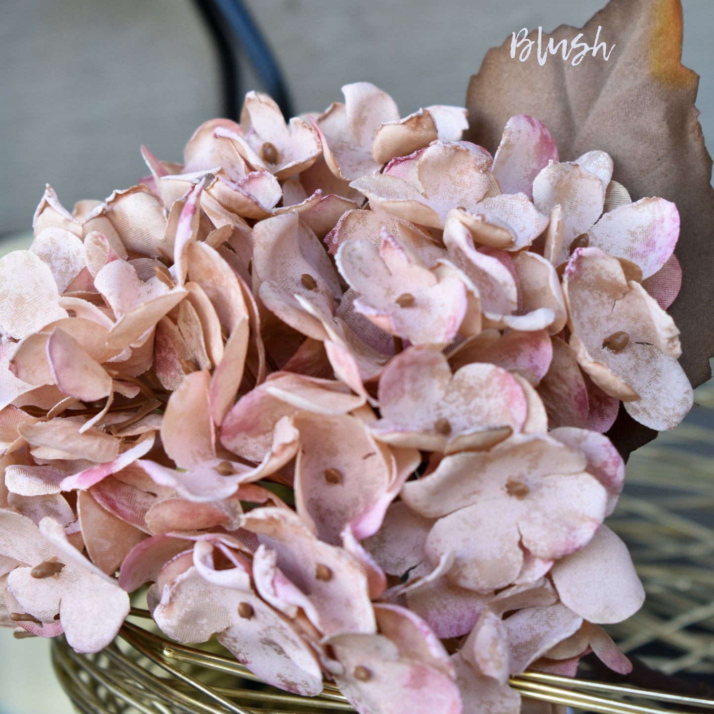 Hydrangea Dried Spray - 13" three colors