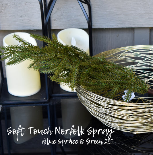 Norfolk Pine Soft Touch Spray - 28"