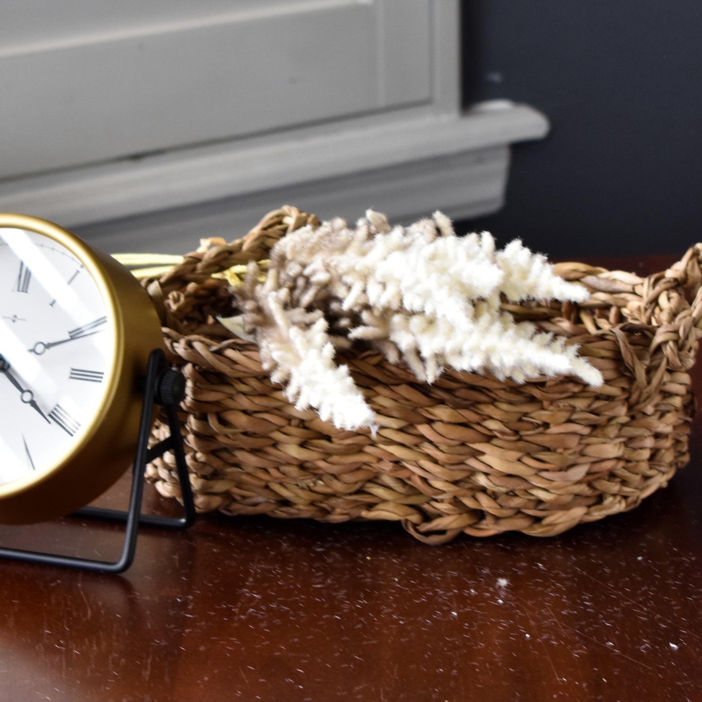 Dried Reed Bundle - Cream & Brown 19.5"