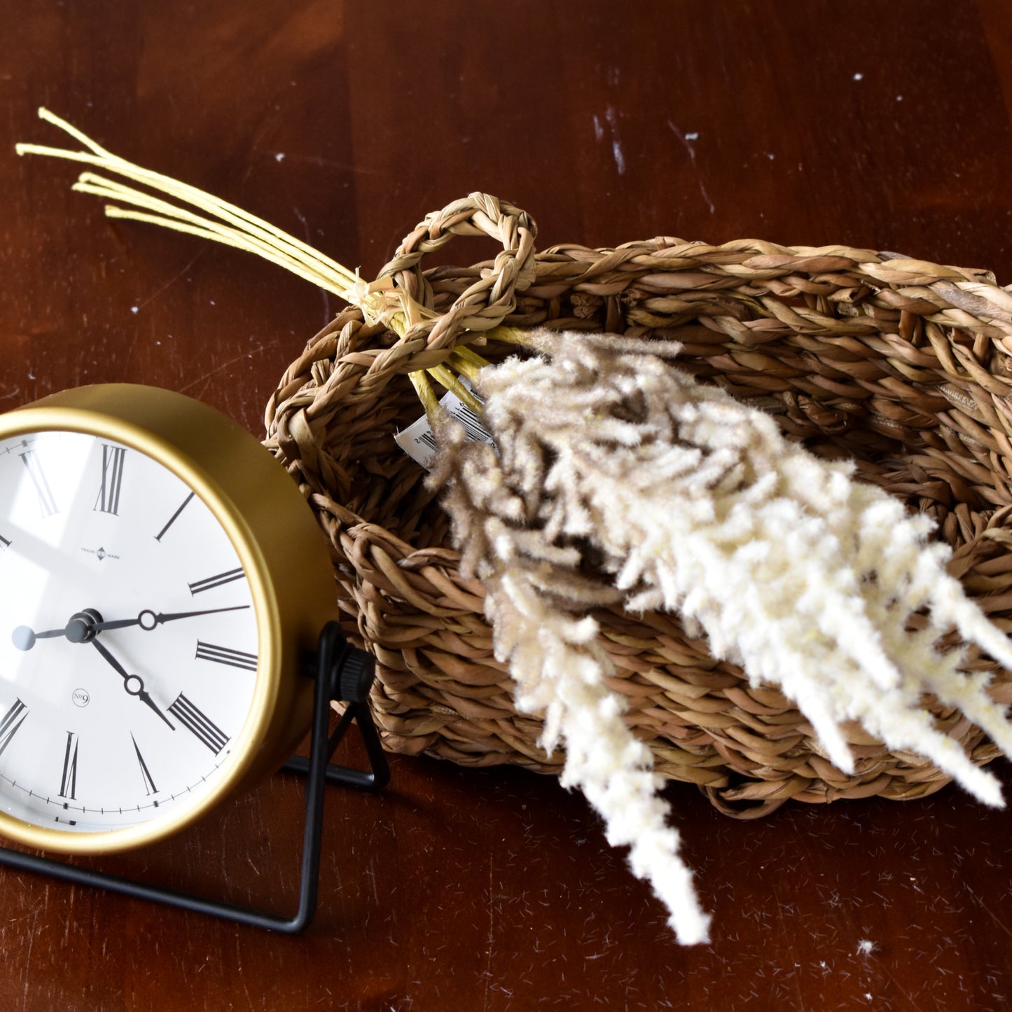 Dried Reed Bundle - Cream & Brown 19.5"