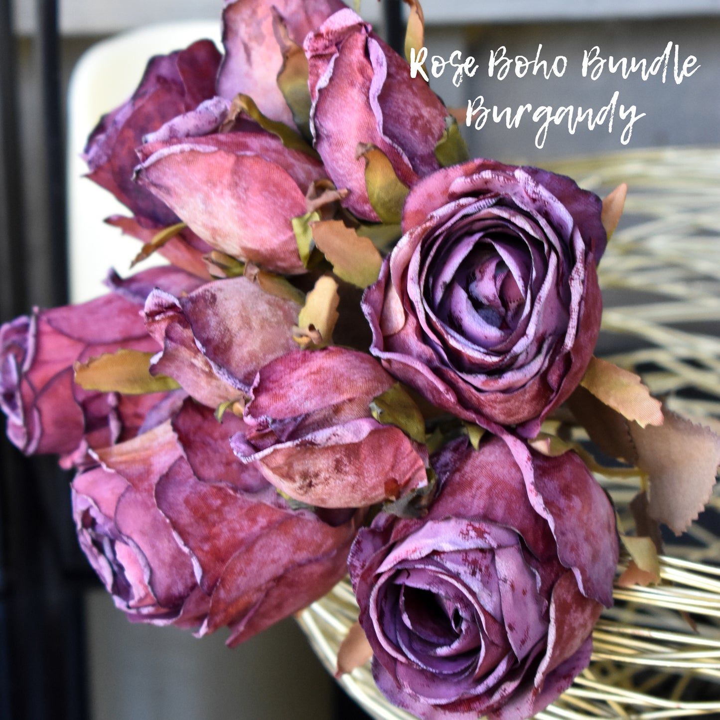 Rose Boho Bundle - Burgandy