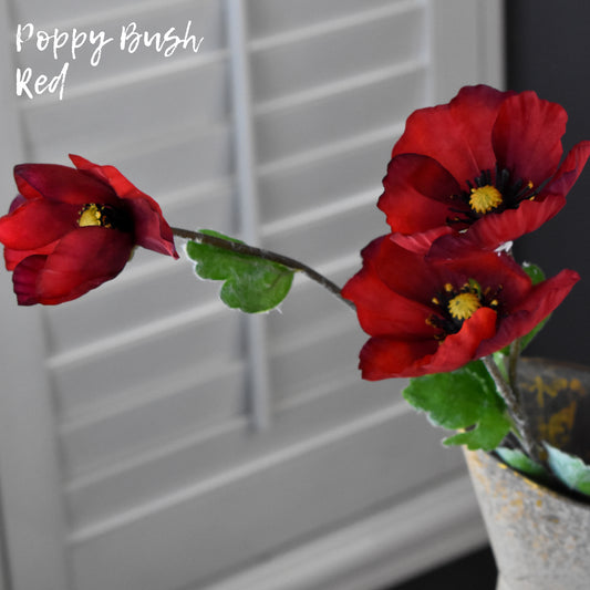 Poppy Spray - Red