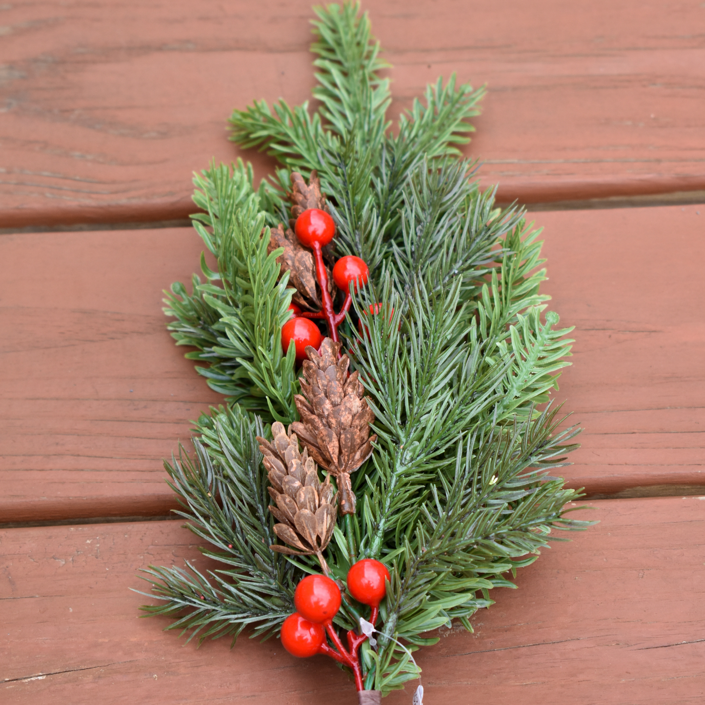 Spruce with Berries Cone Spray - 29"