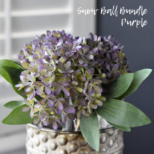 Snowball Bush Bundle - Purple