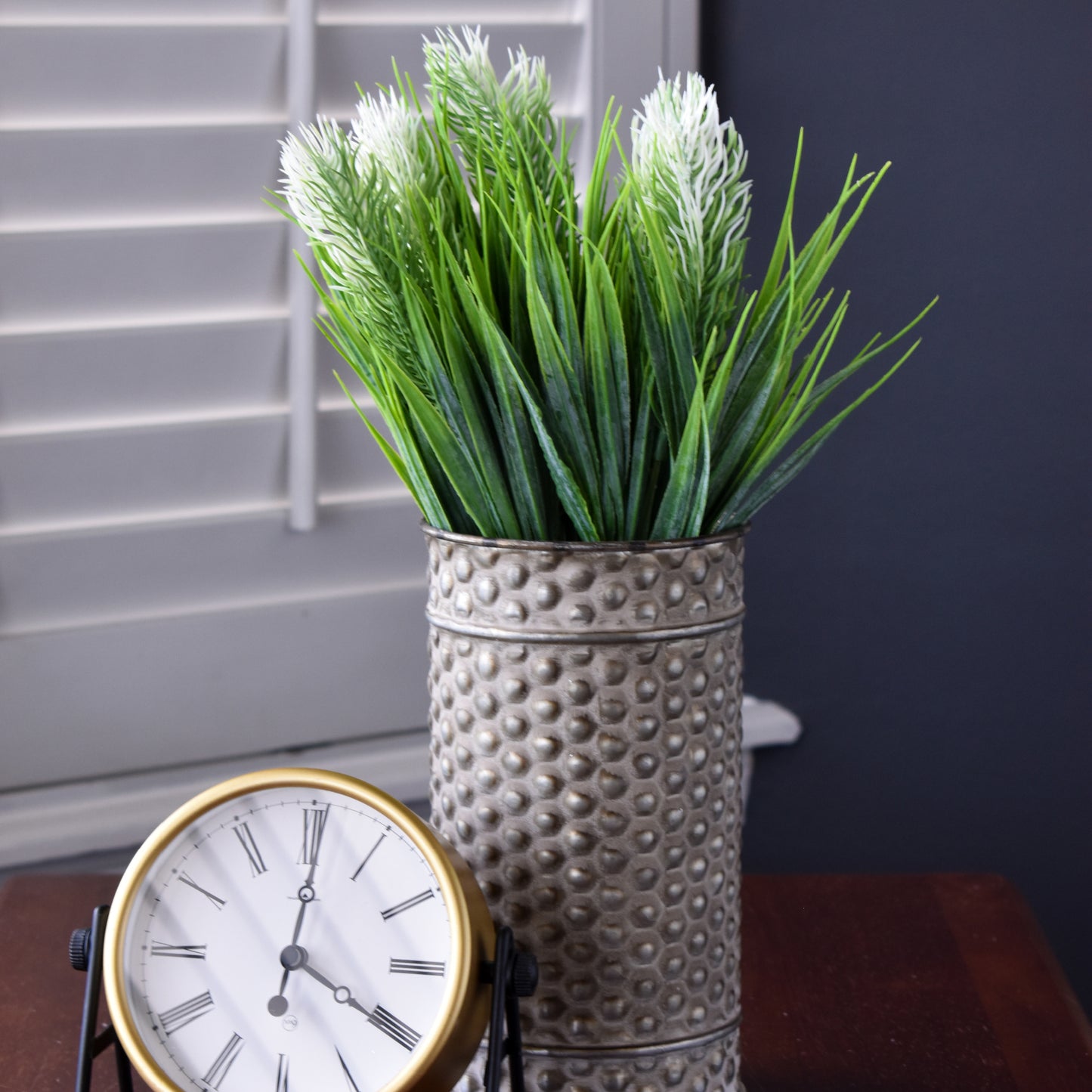 Thistle Grass Bush - White