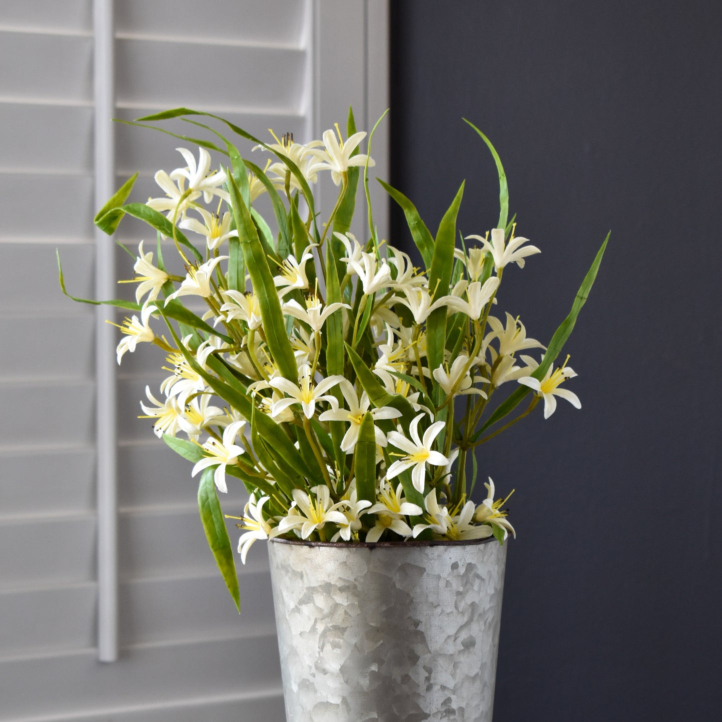 White Mini Lily Bush - White